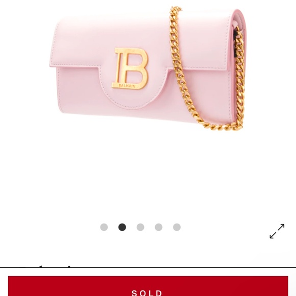 Balmain B-Buzz Wallet on Chain (Leather Clutch) - Picture 11 of 11